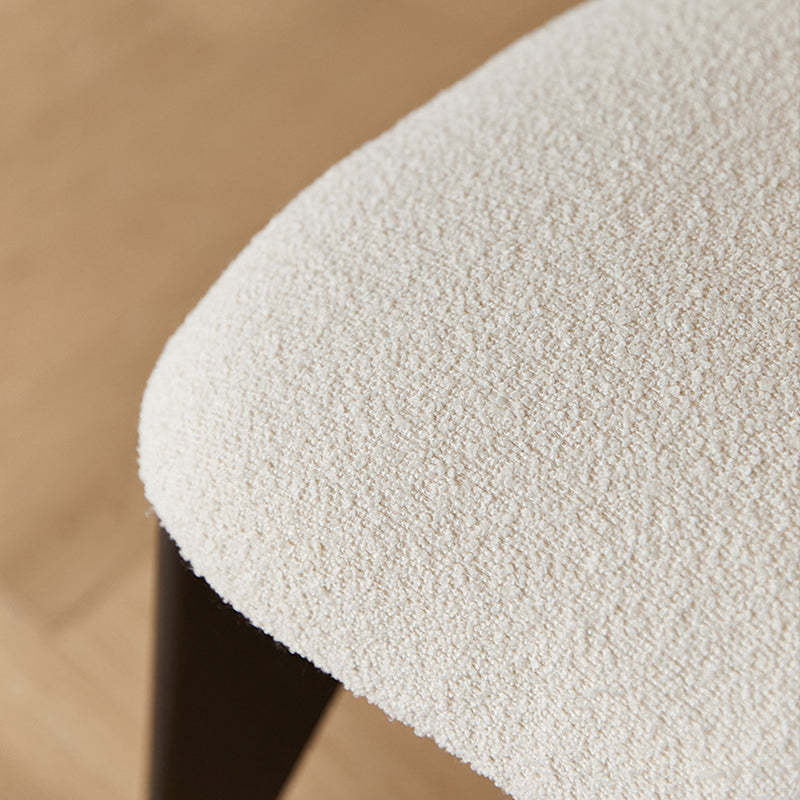 Minimalist Wood Velvet Dining Chair