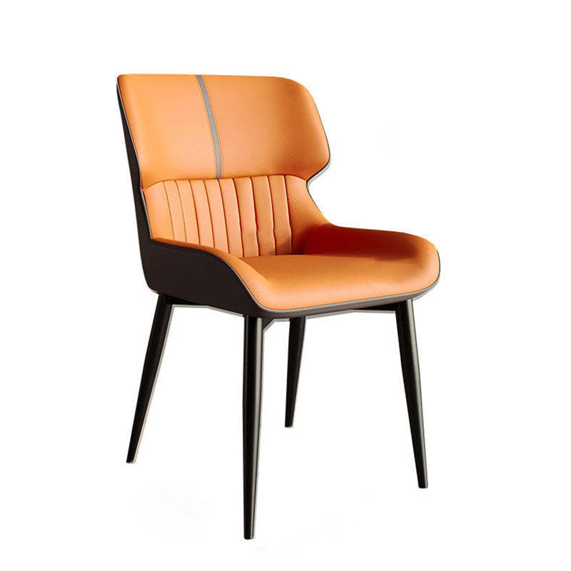 Contemporary PU Leather Upholstered Dining Chair