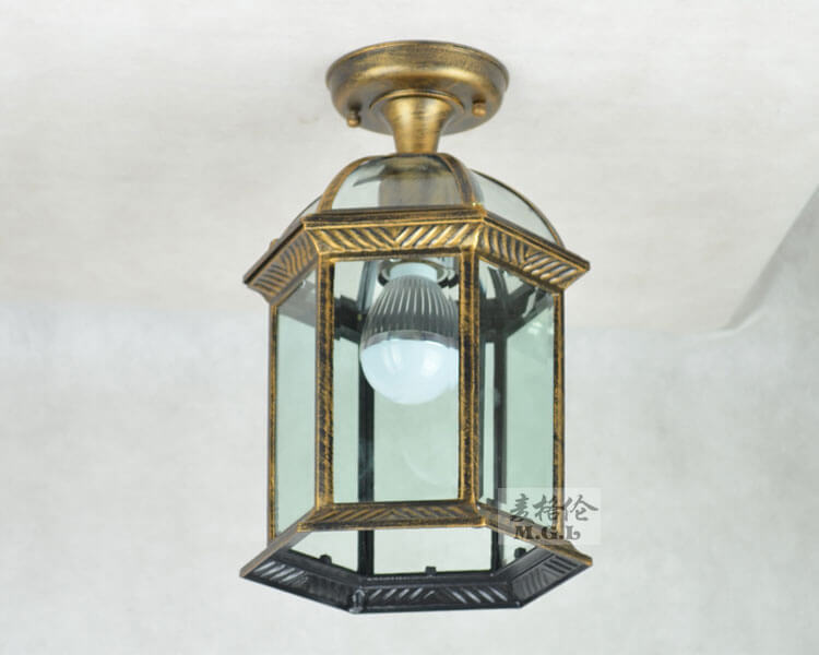 European Outdoor Hexagonal Lantern Waterproof