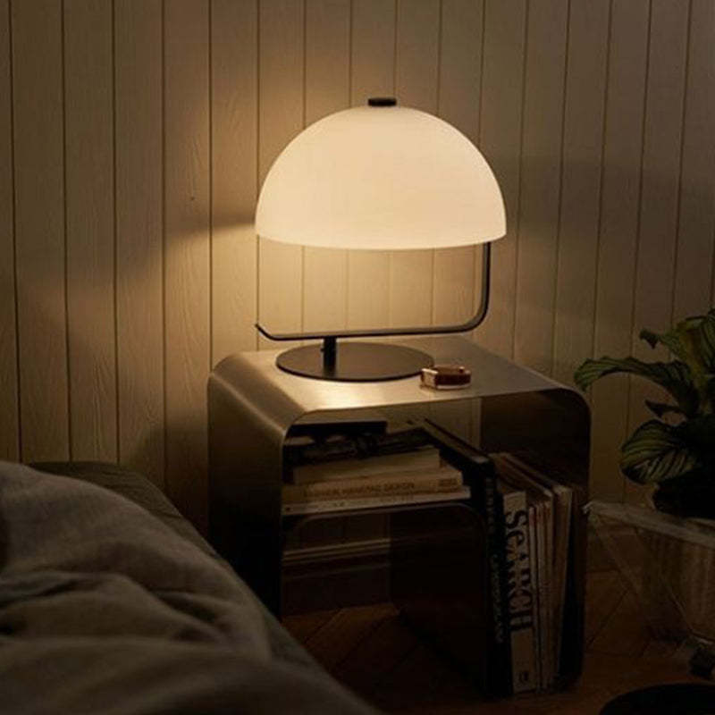 Minimalist Curved Steel Side Table