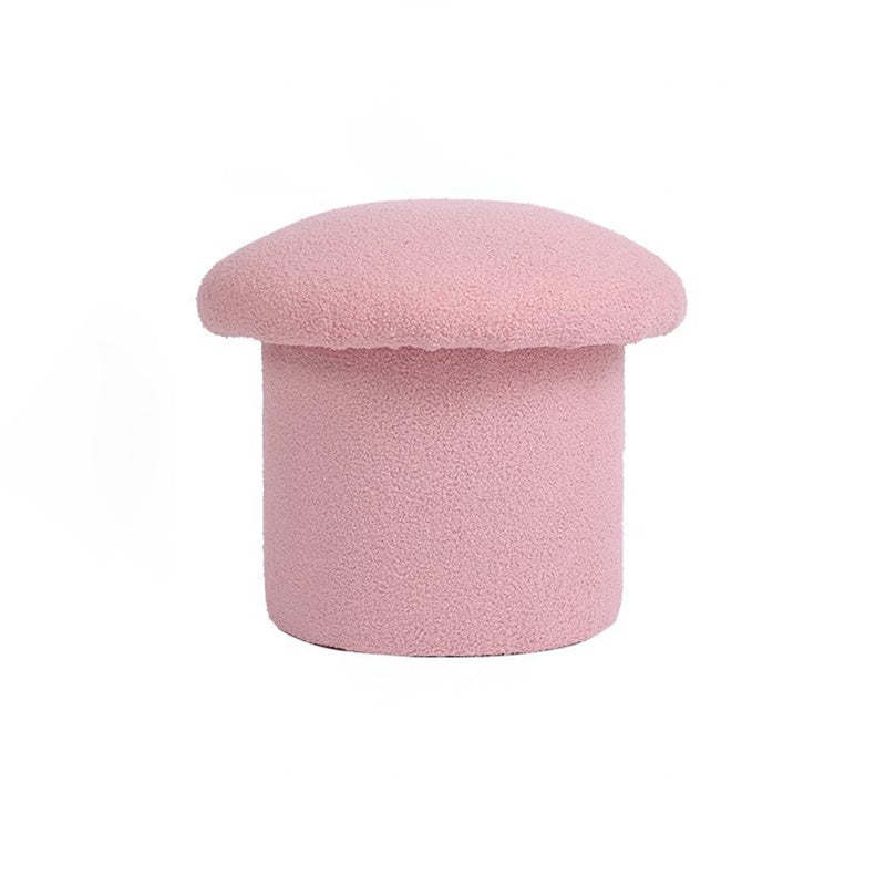 Mushroom Velvet Pouf Footstool