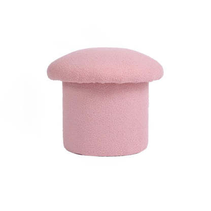 Mushroom Velvet Pouf Footstool