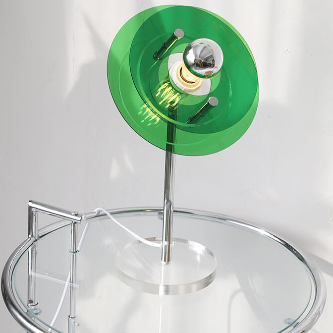 Modern Acrylic Saucer Table Lamp