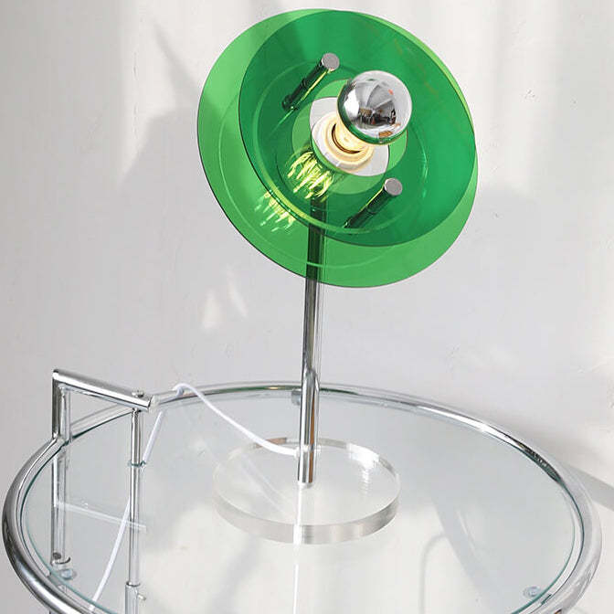 Modern Acrylic Saucer Table Lamp
