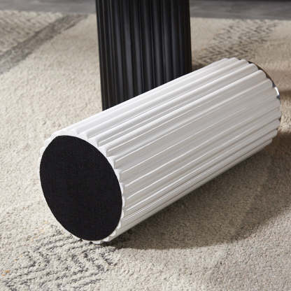 Scandinavian Arch Teardrop Tempered Glass Coffee Table