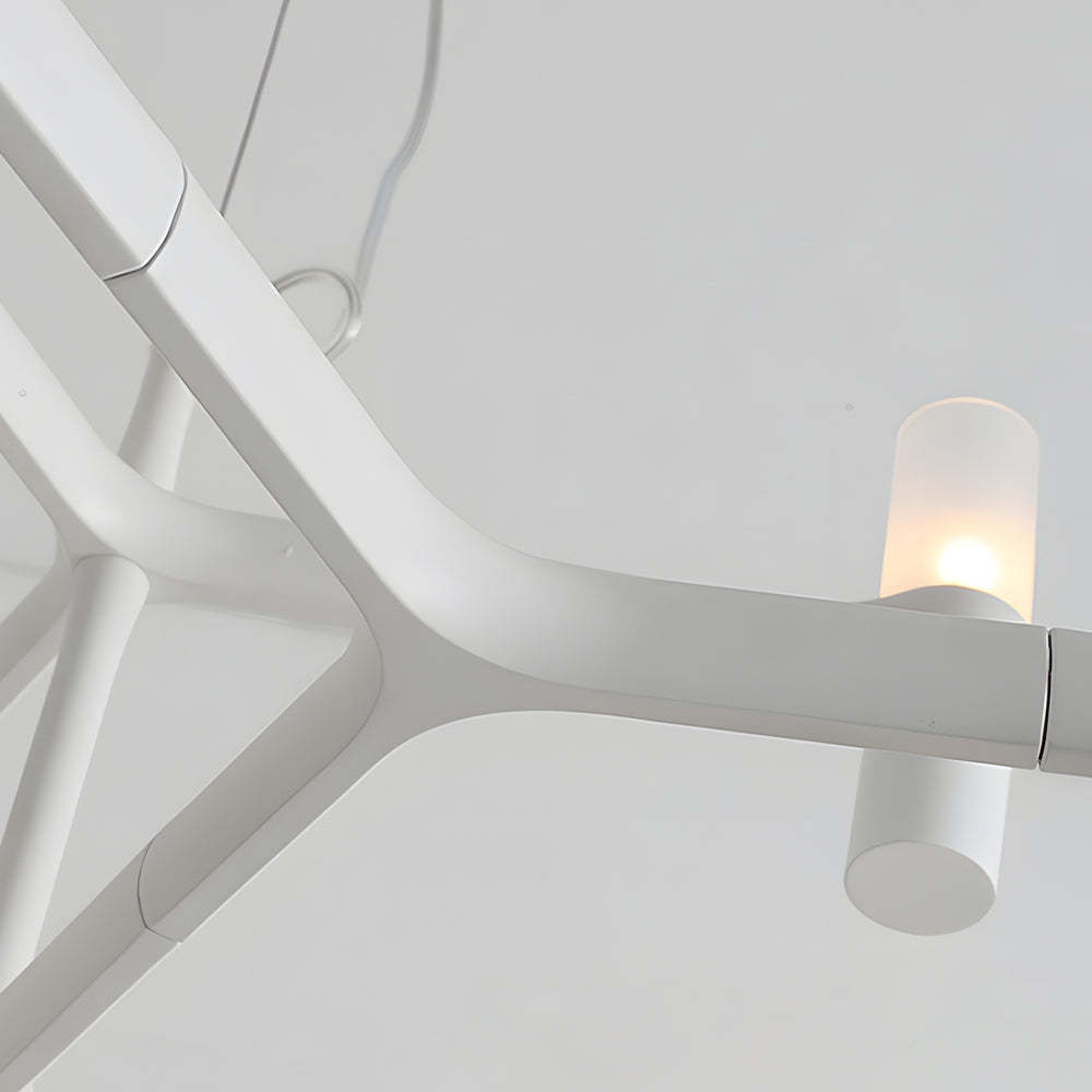 Metal Geometric LED Designer Nordic Chandelier