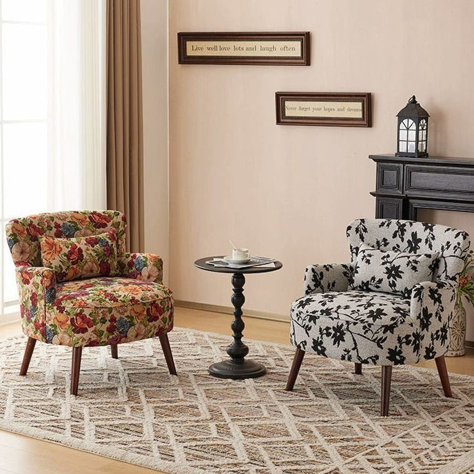 Vintage High Elasticity Wood Accent Chair — Default