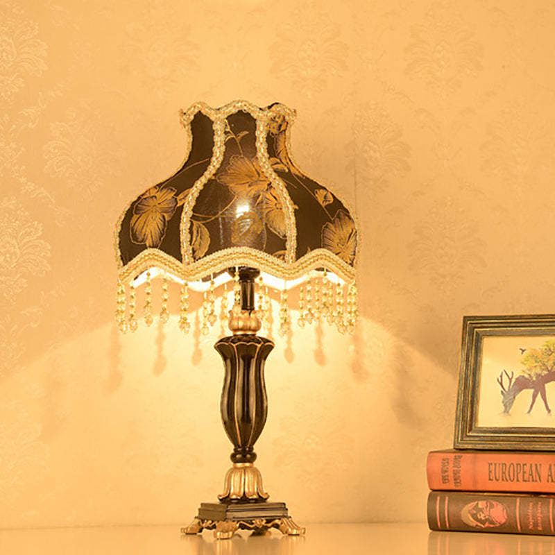 European Court Resin Fabric Table Lamp