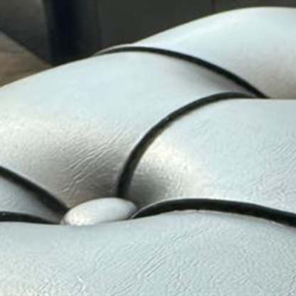 Modern Leather Upholstered Portable Footstool