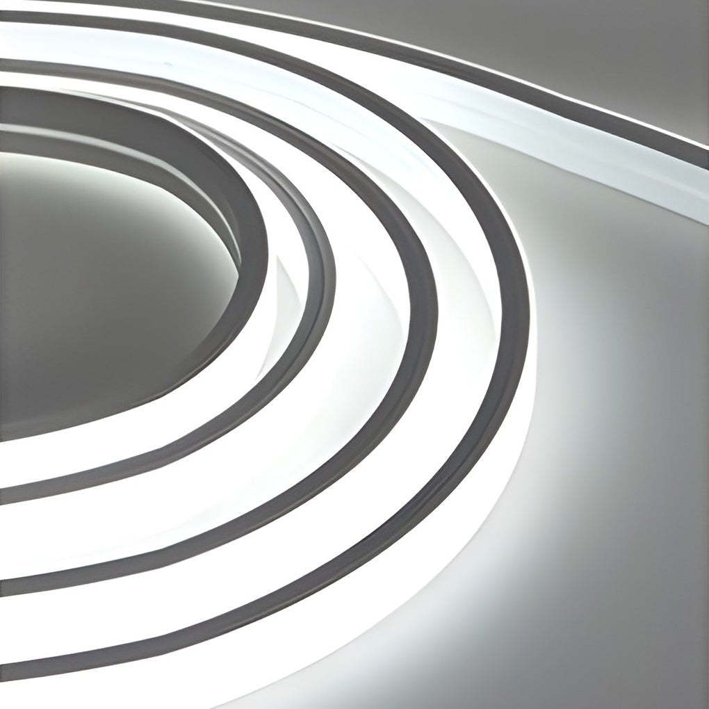 0.39'' Waterproof Recessed LED Under Tread Stair Lighting Modern Flexible Strip Light-Lighom