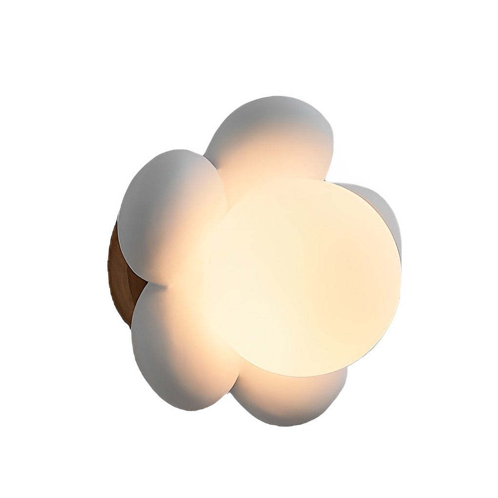 Cute Flower Nordic Bedroom Wall Sconce