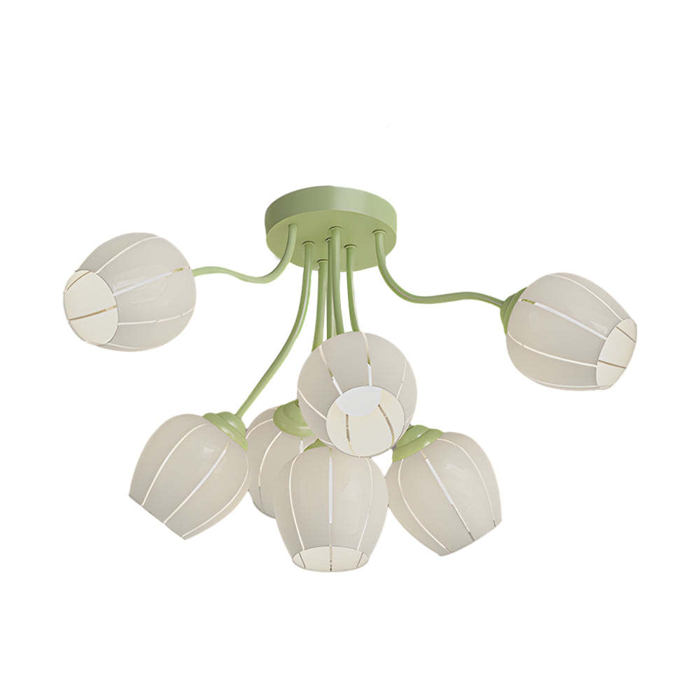 Flower Dimmable French Style Chandelier