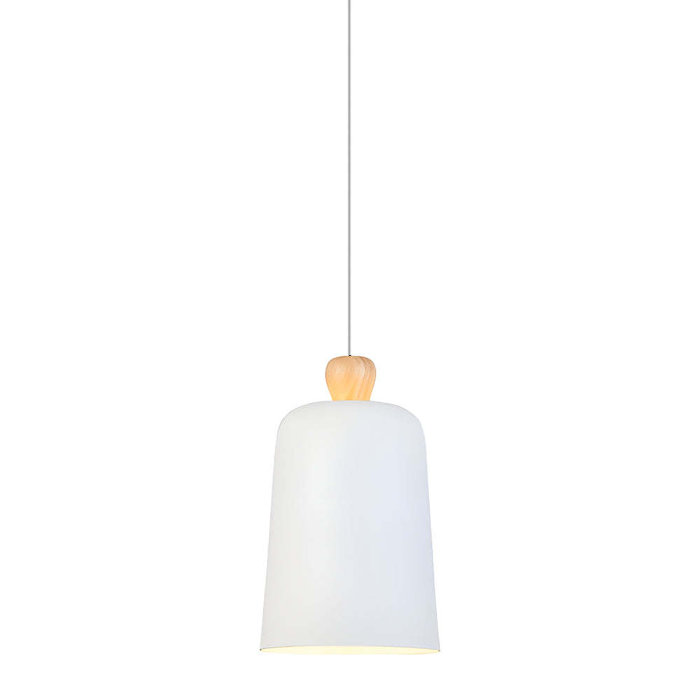 Pleat Box LED Black White Aluminum Pendant Light