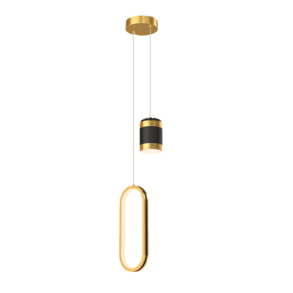 Starry Projection Ring Dimmable Modern LED Pendant