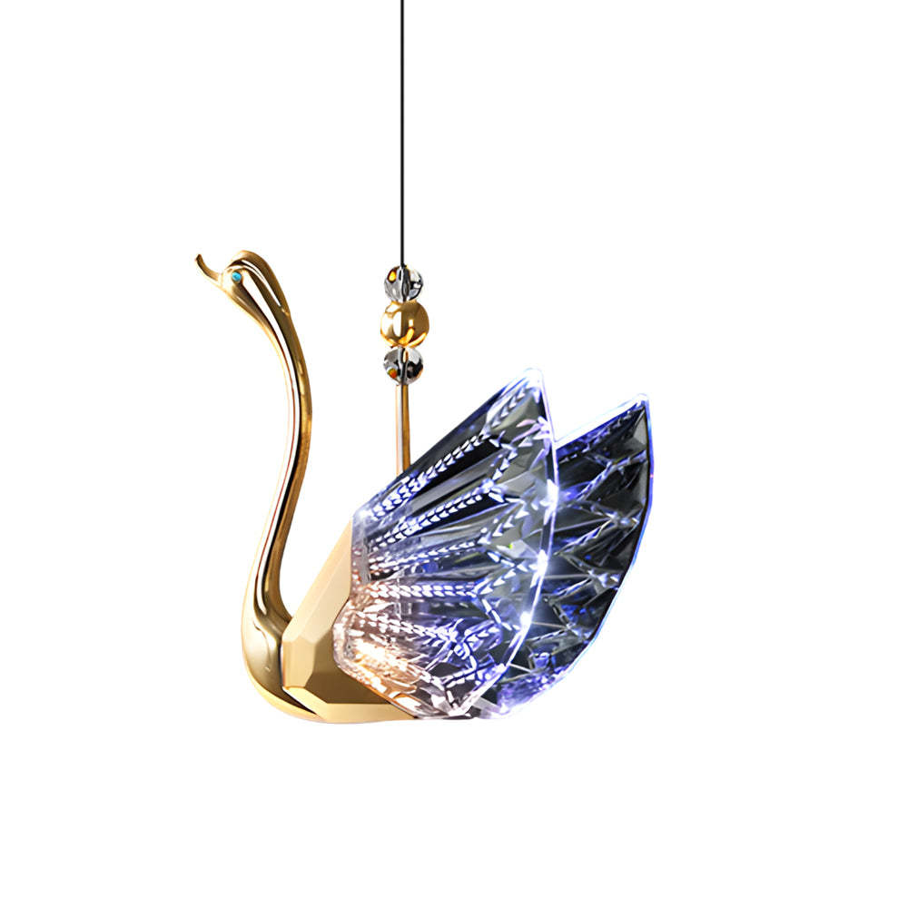 Zinc Acrylic Swan LED Minimalist Pendant Light