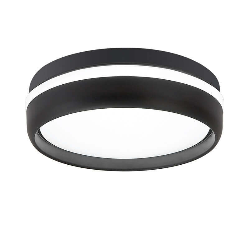 Round Macaron Iron LED Flush Mount Light