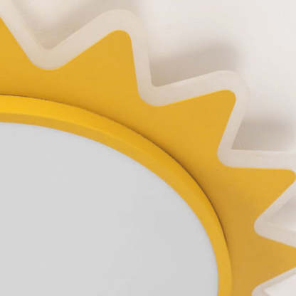 Cartoon Sun LED Flush Mount Light