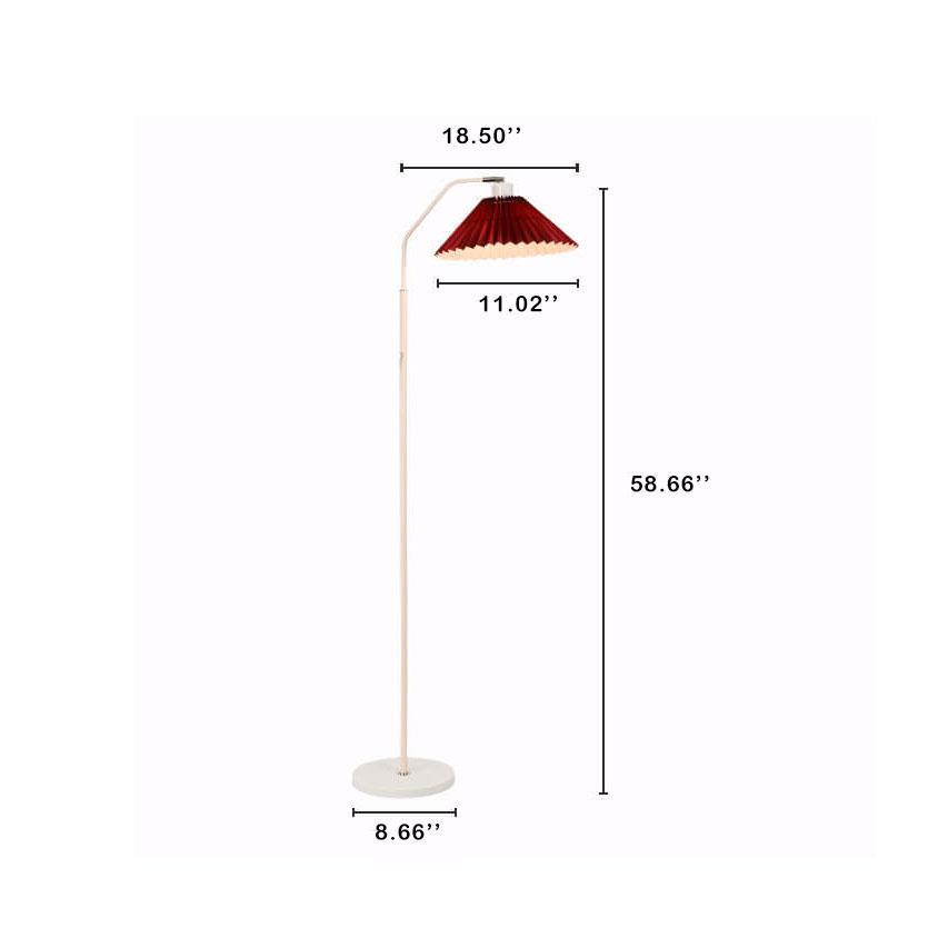 Minimalist Fabric Pleated Floor Lamp