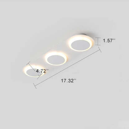 Minimalist Long Bar 3/4/5-Light LED Flush Mount