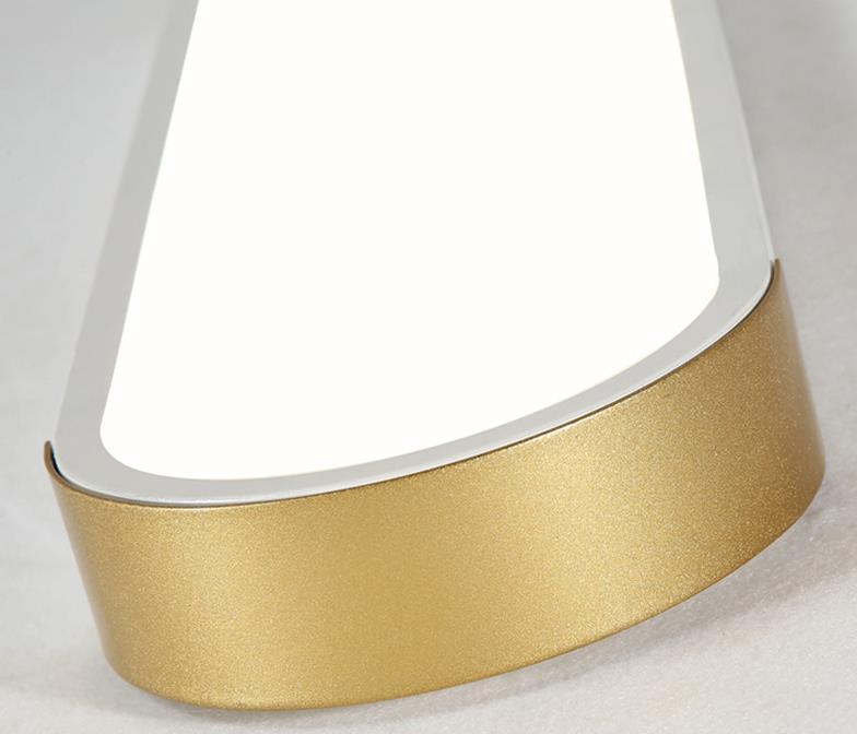 Minimalist Rectangular Ring LED Flush Mount Light