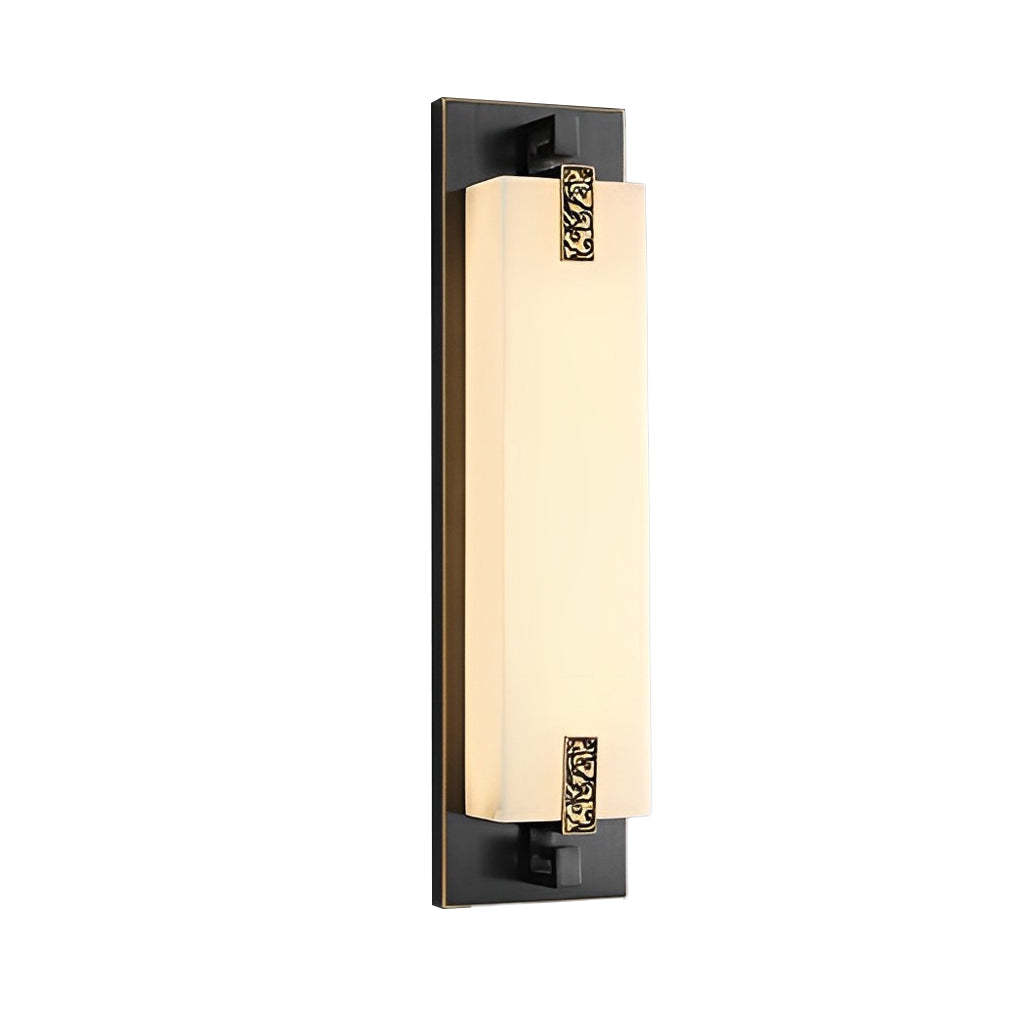 Outdoor Waterproof LED Copper Retro Exterior Wall Lights Sconces Lighting-Lighom
