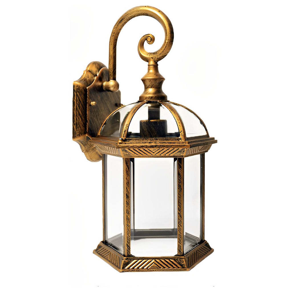 Double-layer Waterproof Glass E27 Vintage Wall Sconce Lighting Wall Lamp-Lighom