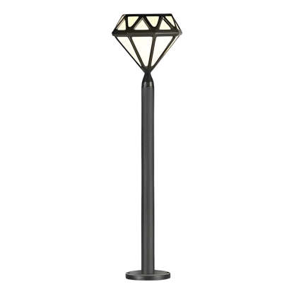 Geometric Waterproof LED Intelligent Stable Black Modern Lawn Lamp-Lighom