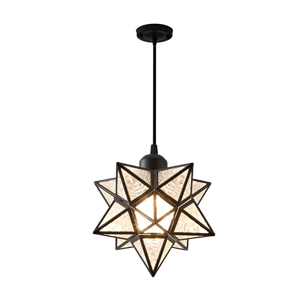 Five-Pointed Star Dimmable Modern Pendant