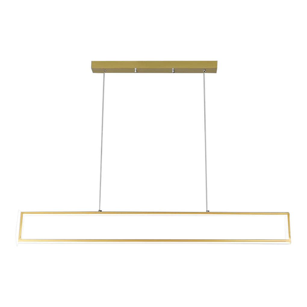 Rectangular Frame LED Modern Hanging Chandelier