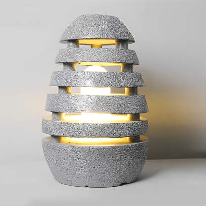 Resin Egg Shaped Waterproof LED Modern Outdoor Lawn Light Garden Lights-Lighom