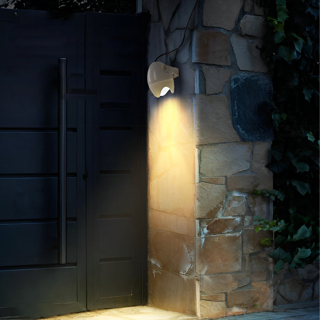 Modern Eggshell-shaped RGB Adjustable LED Outdoor Spotlight with Stake-Lighom