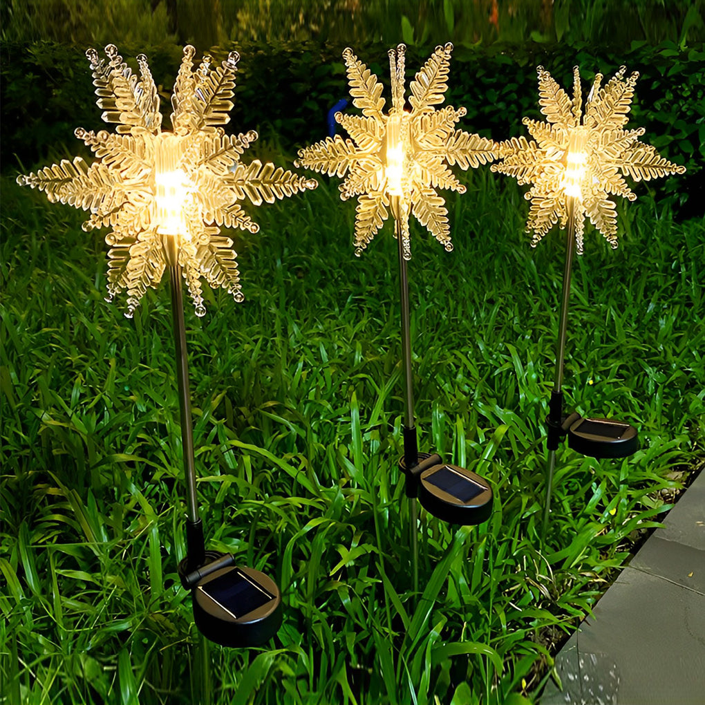 Transparent acrylic synthetic metal lawn set landscape lighting - modern