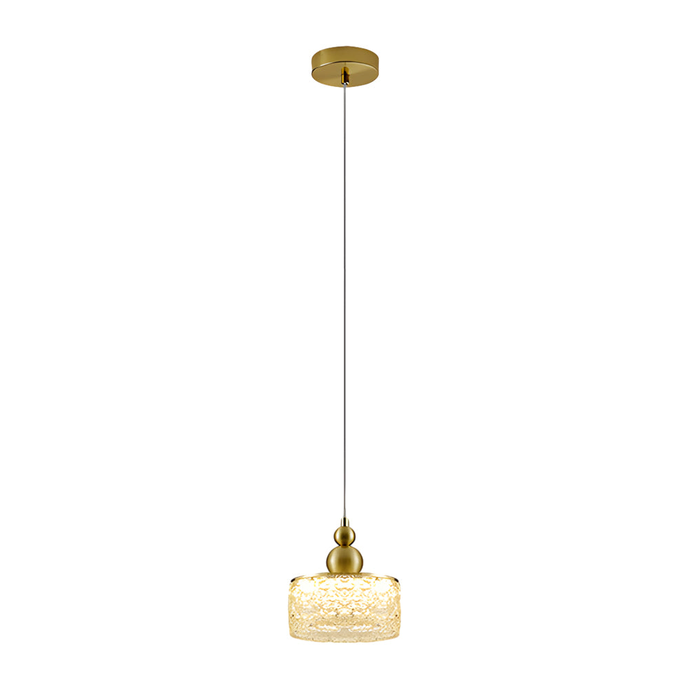 Acrylic Ice Texture Modern Hanging Light