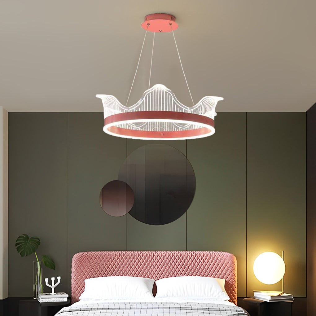Circle Metal Acrylic LED Nordic Pendant