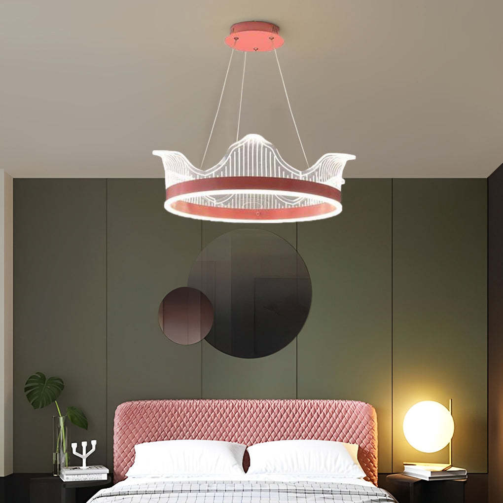 Circle Metal Acrylic LED Nordic Pendant