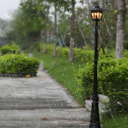 Retro Minimalist LED Waterproof European Style Garden Lamp Post Lights-Lighom