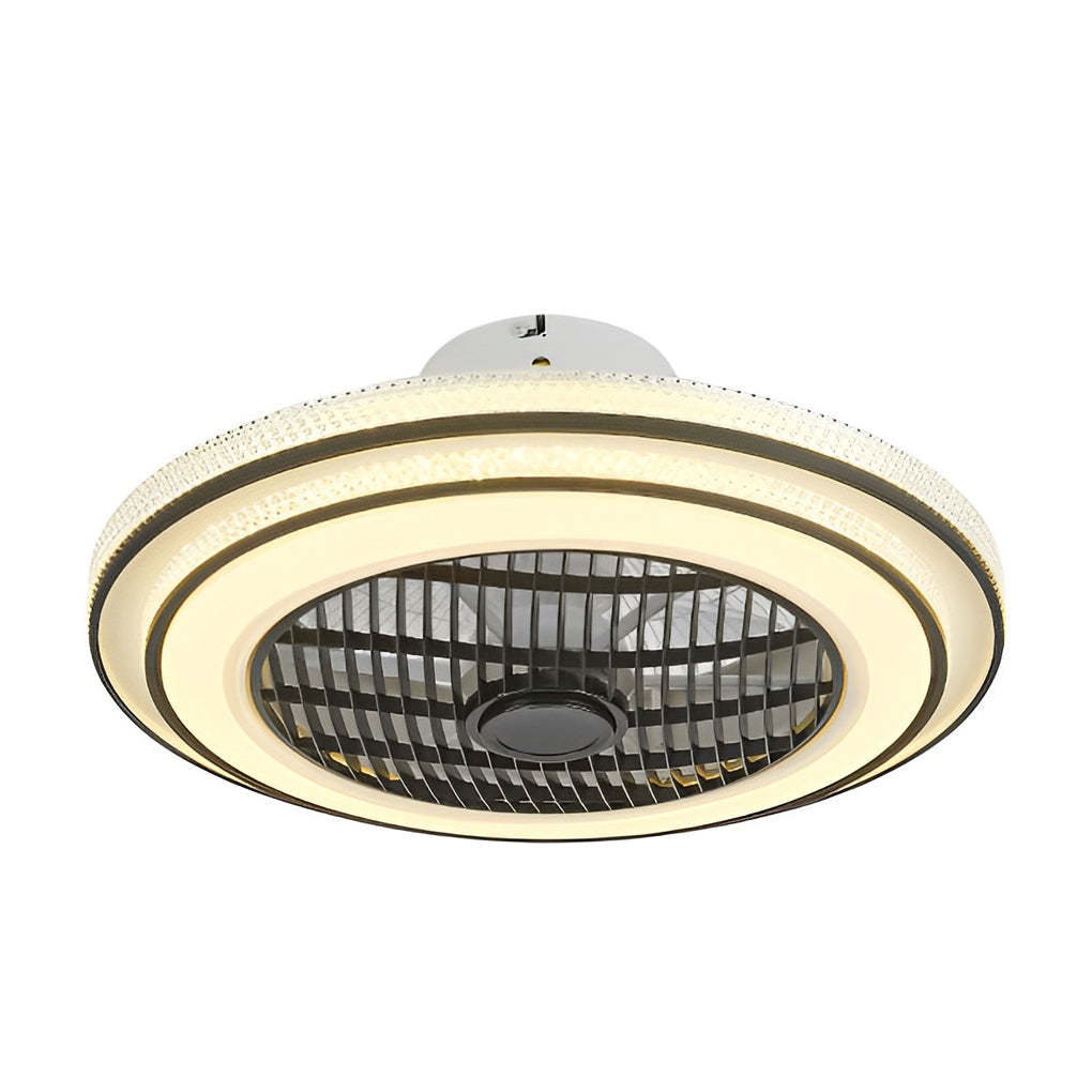 Intelligent Timing Mute LED Modern Bladeless Fan