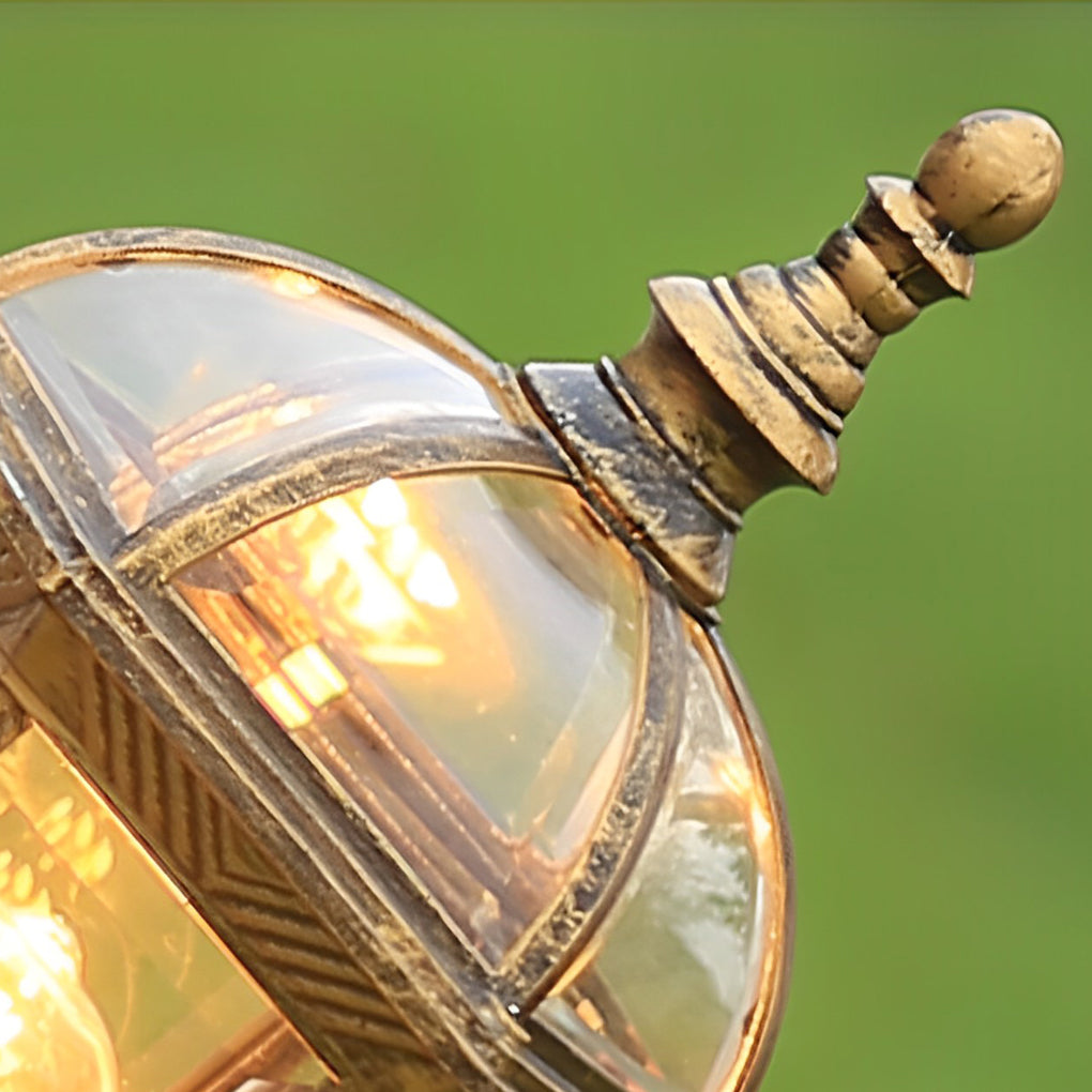 Vintage Golden LED Outdoor Pathway Light Luxury European-style Lawn Lamp-Lighom