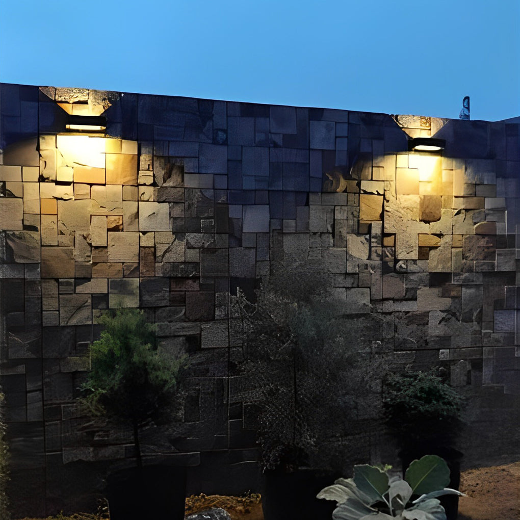 Up Down Motion Sensor Modern Solar Wall Lamp