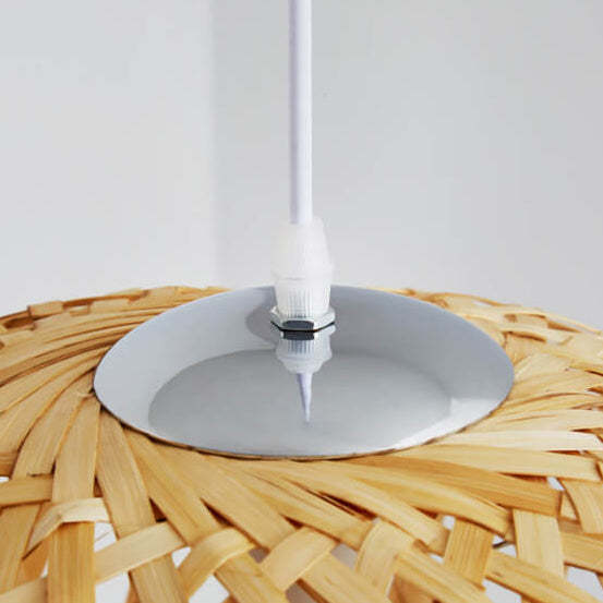 Modern Bamboo Weaving Dome Pendant Light