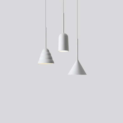Minimalist Macaron Geometric Metal Pendant Light