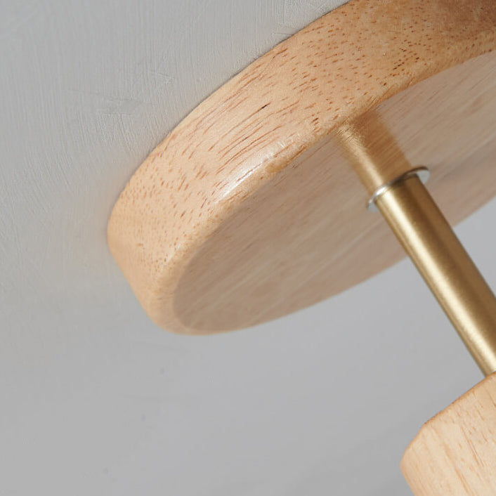 Nordic Glass Half Round Ceiling Light