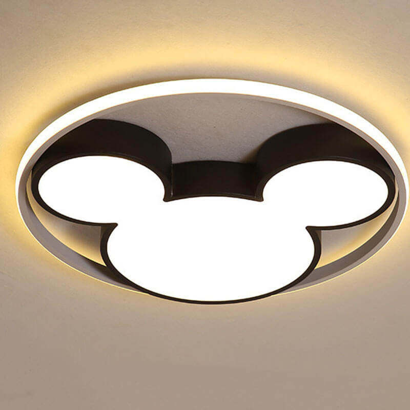 Cartoon Mouse LED Flush Mount Light