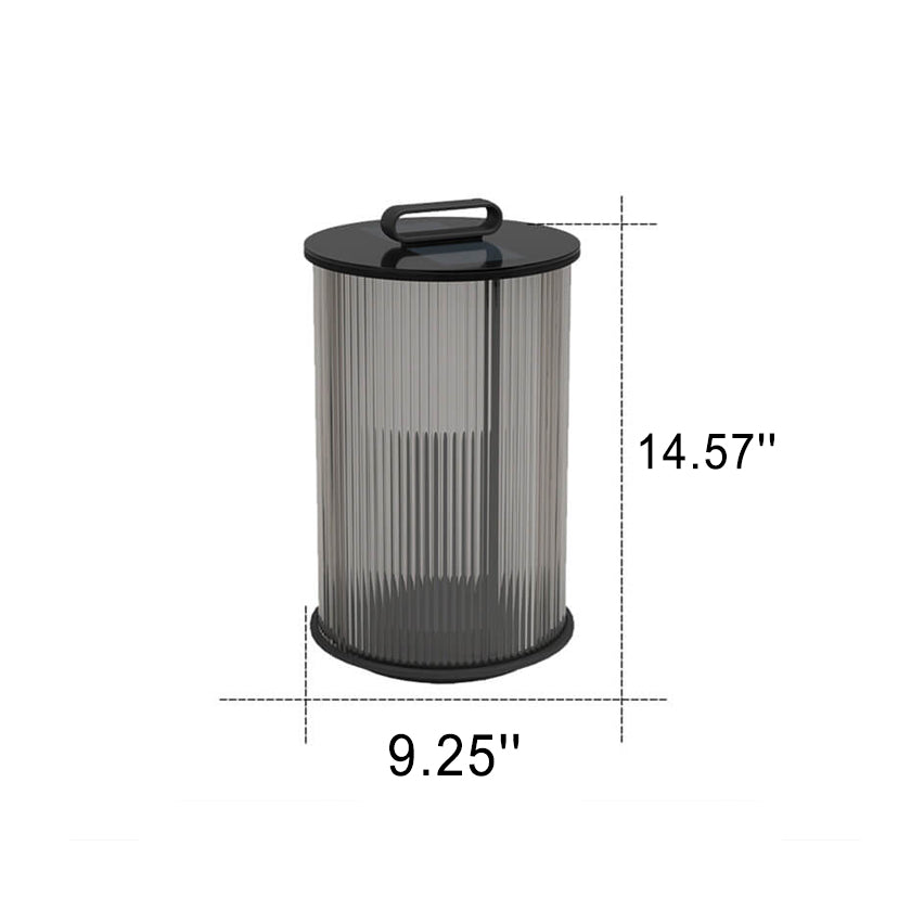 Modern Stainless Steel Glass Column LED Outdoor Floor Lamp
