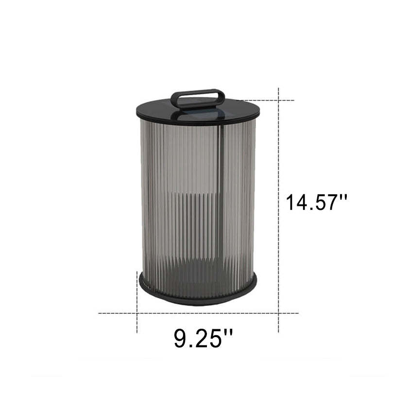 Modern Stainless Steel Glass Column LED Outdoor Floor Lamp