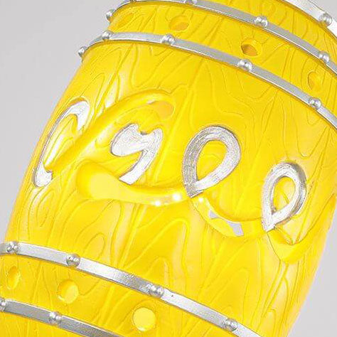 Vintage Wine Barrel Resin Pendant Light