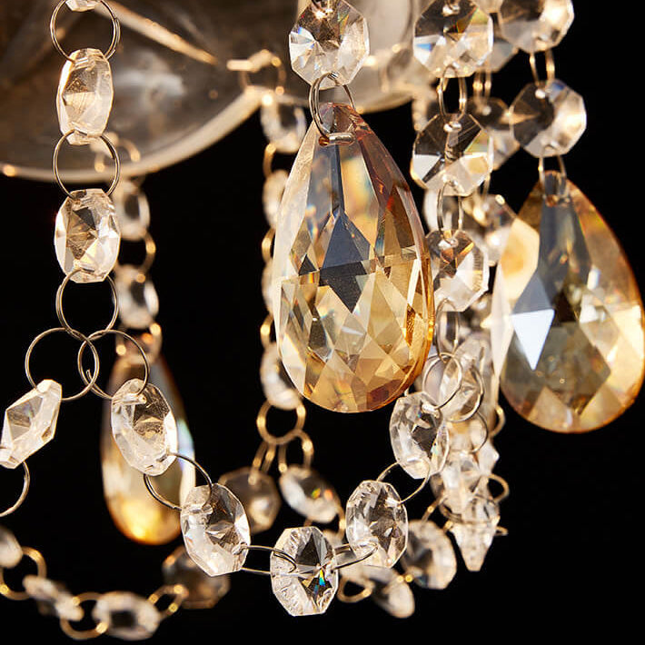 Modern Luxury Crystal Dome Pendant Light
