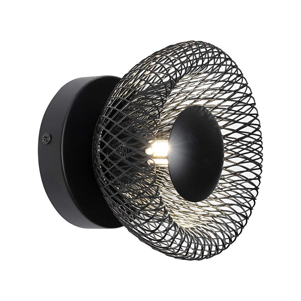 Artistic Circular Nest Grid LED Modern Wall Sconce