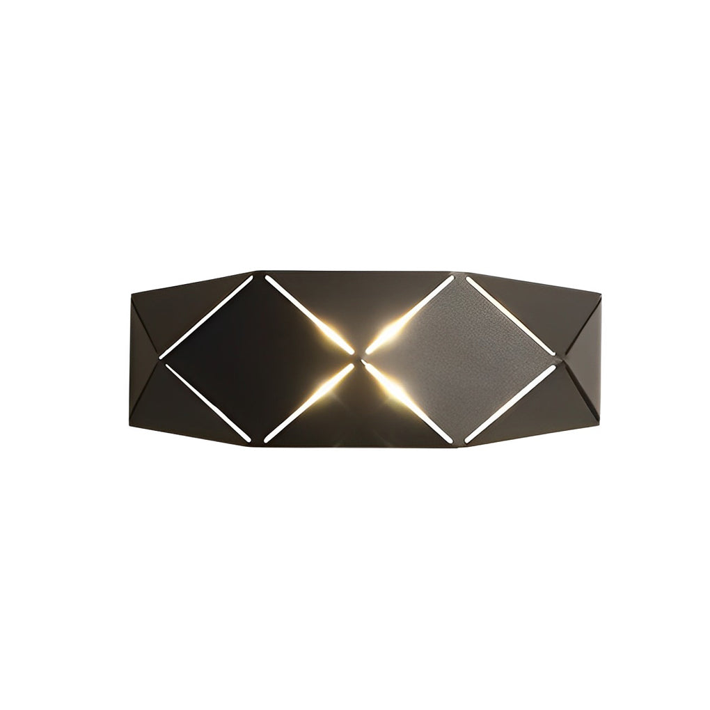 Minimalist Creative Geometric Iron Acrylic Modern Wall Lights Wall Lamp-Lighom
