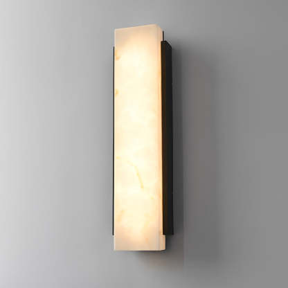 Rectangular Metal LED Waterproof Black Modern Outdoor Wall Lights-Lighom